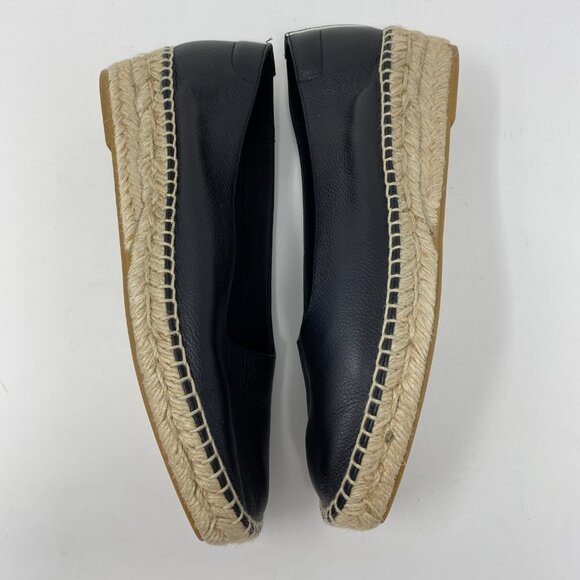 everlane espadrille leather low wedge slip on flats (worn once) - Picture 4 of 7